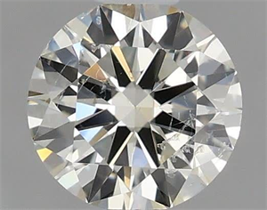 Picture of Natural Diamond 0.41 Carats, Round with Excellent Cut, K Color, SI1 Clarity and Certified by IGI