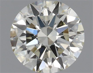 Picture of Natural Diamond 0.40 Carats, Round with Excellent Cut, K Color, SI1 Clarity and Certified by IGI