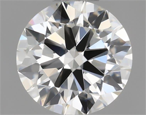 Picture of Natural Diamond 0.50 Carats, Round with Excellent Cut, H Color, VVS2 Clarity and Certified by IGI