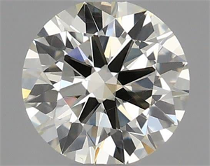 Picture of Natural Diamond 0.44 Carats, Round with Excellent Cut, K Color, SI1 Clarity and Certified by IGI