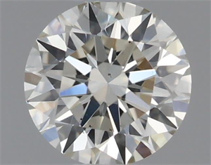 Picture of Natural Diamond 0.41 Carats, Round with Excellent Cut, K Color, SI1 Clarity and Certified by IGI