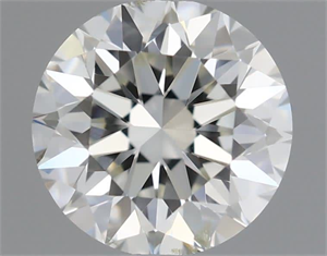 Picture of Natural Diamond 0.51 Carats, Round with Excellent Cut, H Color, SI1 Clarity and Certified by IGI