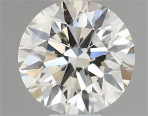 Picture of Natural Diamond 0.40 Carats, Round with Very Good Cut, J Color, VS2 Clarity and Certified by IGI