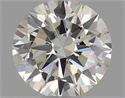 Natural Diamond 0.41 Carats, Round with Excellent Cut, K Color, SI1 Clarity and Certified by IGI