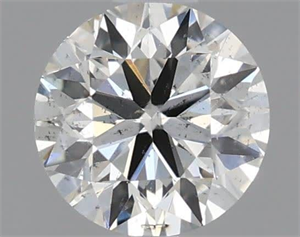 Picture of Natural Diamond 0.40 Carats, Round with Very Good Cut, H Color, SI1 Clarity and Certified by IGI