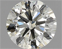 Natural Diamond 0.40 Carats, Round with Excellent Cut, K Color, SI1 Clarity and Certified by IGI