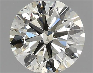 Picture of Natural Diamond 0.40 Carats, Round with Excellent Cut, K Color, SI1 Clarity and Certified by IGI