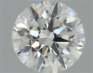 Picture of Natural Diamond 0.50 Carats, Round with Excellent Cut, H Color, VS2 Clarity and Certified by IGI