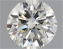 Natural Diamond 0.70 Carats, Round with Very Good Cut, K Color, VS2 Clarity and Certified by IGI