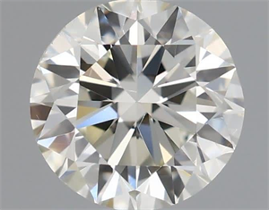 Picture of Natural Diamond 0.70 Carats, Round with Very Good Cut, K Color, VS2 Clarity and Certified by IGI