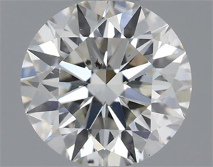 Picture of Natural Diamond 0.50 Carats, Round with Excellent Cut, H Color, VS2 Clarity and Certified by IGI