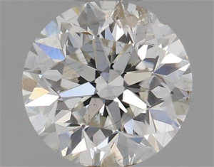 Picture of Natural Diamond 0.50 Carats, Round with Very Good Cut, H Color, SI2 Clarity and Certified by IGI