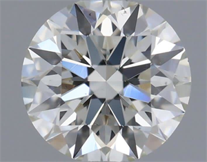 Picture of Natural Diamond 0.50 Carats, Round with Excellent Cut, H Color, VS2 Clarity and Certified by IGI