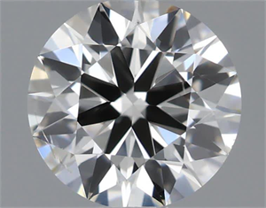 Picture of Natural Diamond 0.54 Carats, Round with Excellent Cut, H Color, SI1 Clarity and Certified by IGI