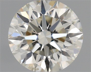 Picture of Natural Diamond 0.44 Carats, Round with Excellent Cut, H Color, SI1 Clarity and Certified by IGI