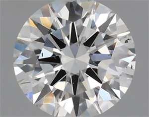 Picture of Natural Diamond 0.41 Carats, Round with Excellent Cut, J Color, SI1 Clarity and Certified by GIA