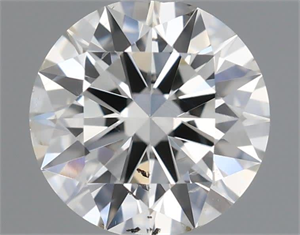 Picture of Natural Diamond 0.50 Carats, Round with Excellent Cut, H Color, SI1 Clarity and Certified by IGI