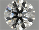 Natural Diamond 0.50 Carats, Round with Excellent Cut, H Color, VS2 Clarity and Certified by IGI