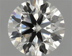 Picture of Natural Diamond 0.50 Carats, Round with Excellent Cut, H Color, VS2 Clarity and Certified by IGI