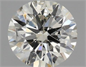 Natural Diamond 0.40 Carats, Round with Very Good Cut, K Color, SI1 Clarity and Certified by IGI