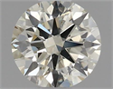 Natural Diamond 0.41 Carats, Round with Excellent Cut, K Color, SI1 Clarity and Certified by IGI