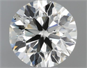 Natural Diamond 0.50 Carats, Round with Good Cut, I Color, VS2 Clarity and Certified by IGI