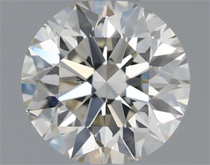 Picture of Natural Diamond 0.50 Carats, Round with Excellent Cut, H Color, VS2 Clarity and Certified by IGI