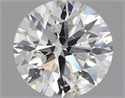 Natural Diamond 0.40 Carats, Round with Excellent Cut, G Color, SI1 Clarity and Certified by IGI