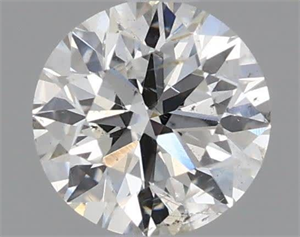 Picture of Natural Diamond 0.40 Carats, Round with Excellent Cut, G Color, SI1 Clarity and Certified by IGI