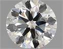 Natural Diamond 0.40 Carats, Round with Very Good Cut, K Color, SI1 Clarity and Certified by IGI