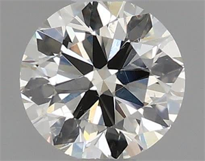 Picture of Natural Diamond 0.40 Carats, Round with Very Good Cut, K Color, SI1 Clarity and Certified by IGI