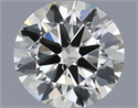 Natural Diamond 0.40 Carats, Round with Excellent Cut, K Color, SI1 Clarity and Certified by IGI