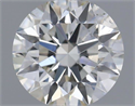 Natural Diamond 0.53 Carats, Round with Excellent Cut, H Color, VS2 Clarity and Certified by IGI