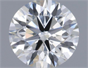 Natural Diamond 0.50 Carats, Round with Excellent Cut, H Color, VS2 Clarity and Certified by IGI