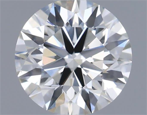 Picture of Natural Diamond 0.50 Carats, Round with Excellent Cut, H Color, VS2 Clarity and Certified by IGI