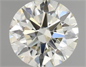 Natural Diamond 0.43 Carats, Round with Excellent Cut, K Color, VS1 Clarity and Certified by IGI