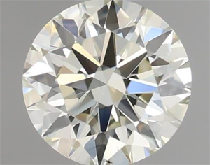 Picture of Natural Diamond 0.43 Carats, Round with Excellent Cut, K Color, VS1 Clarity and Certified by IGI