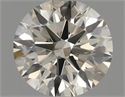 Natural Diamond 0.40 Carats, Round with Excellent Cut, J Color, SI1 Clarity and Certified by IGI