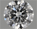 Natural Diamond 0.40 Carats, Round with Very Good Cut, F Color, SI1 Clarity and Certified by IGI