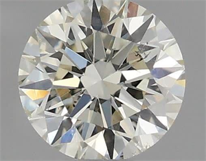 Picture of Natural Diamond 0.40 Carats, Round with Excellent Cut, K Color, SI1 Clarity and Certified by IGI