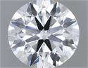 Natural Diamond 0.54 Carats, Round with Excellent Cut, H Color, SI1 Clarity and Certified by IGI