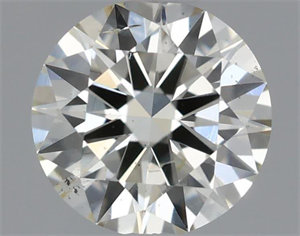 Picture of Natural Diamond 0.41 Carats, Round with Excellent Cut, K Color, SI1 Clarity and Certified by IGI