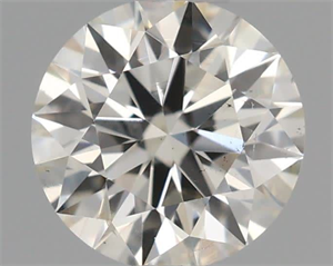 Picture of Natural Diamond 0.44 Carats, Round with Excellent Cut, H Color, SI1 Clarity and Certified by IGI