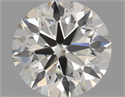 Natural Diamond 0.50 Carats, Round with Excellent Cut, I Color, VS1 Clarity and Certified by IGI