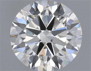 Picture of Natural Diamond 0.50 Carats, Round with Excellent Cut, H Color, SI1 Clarity and Certified by IGI