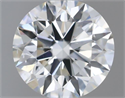 Natural Diamond 0.51 Carats, Round with Excellent Cut, H Color, VS2 Clarity and Certified by IGI