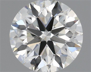 Picture of Natural Diamond 0.50 Carats, Round with Excellent Cut, I Color, SI1 Clarity and Certified by IGI