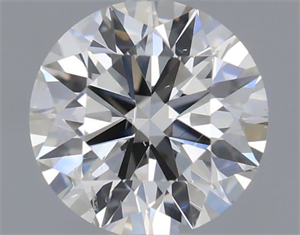 Picture of Natural Diamond 0.56 Carats, Round with Excellent Cut, H Color, SI1 Clarity and Certified by IGI