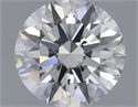 Natural Diamond 0.50 Carats, Round with Excellent Cut, H Color, VS2 Clarity and Certified by IGI