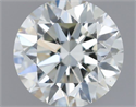 Natural Diamond 0.50 Carats, Round with Excellent Cut, H Color, VS2 Clarity and Certified by IGI